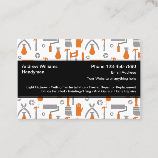 カッコいい商ユニーク札 名刺 (正面)