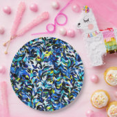 カッコいい夏の色絵を描(ばちゃばちゃ)跳ねる ペーパープレート (パーティー)