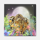 カッコいい大きな猫 マグネット (正面)