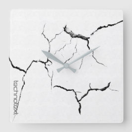 カッコいい大理石 スクエア壁時計