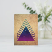 カッコいい宇宙のバックグランジグラウンド ポストカード (スタンド正面)