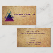 カッコいい宇宙のバックグランジグラウンド 名刺 (正面/裏面)