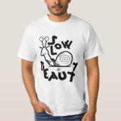 カッコいい巻貝スケッチv1 tシャツ (正面)