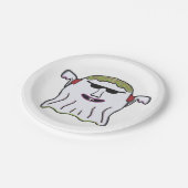 カッコいい幽霊 ペーパープレート (アングル)