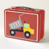 カッコいい建築ダンプトラック名を追加メタルランチ メタルランチボックス (裏面)