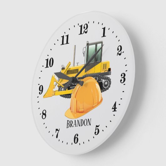 カッコいい建築トリガーの名前 ラージ壁時計 (傾斜)