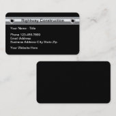 カッコいい建築改造シンプル名刺 名刺 (正面/裏面)