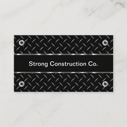 カッコいい建築男らし名刺 名刺 (正面)