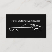 カッコいい復車の元業務 名刺 (正面)