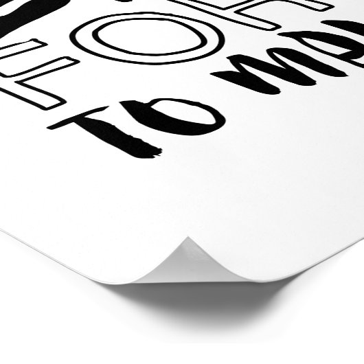 カッコいい感動的引用文ポスター実生活を満喫 ポスター (角)