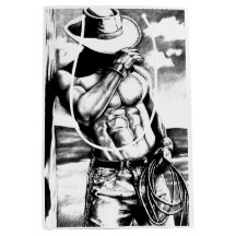 カッコいい抱き枕Art Cowboy Bodybuilder