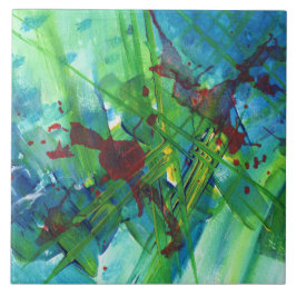 カッコいい抽象芸術モダンアクリル美術陶磁器タイル タイル