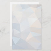 カッコいい抽象芸術三角形パターン 便箋 (正面/裏面)