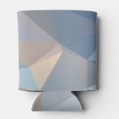 カッコいい抽象芸術三角形パターン 缶クーラー (裏面)