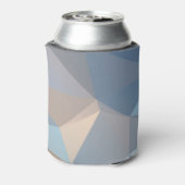 カッコいい抽象芸術三角形パターン 缶クーラー (缶裏面)