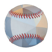 カッコいい抽象芸術三角形パターン 野球ボール (正面)