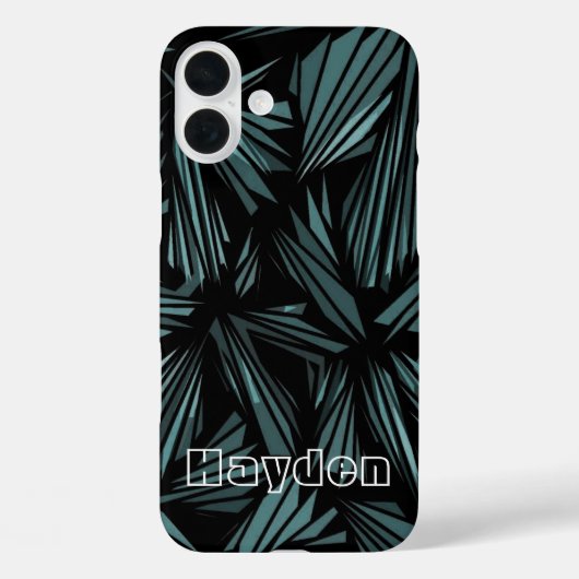 カッコいい抽象芸術粉砕ガパーソナライズされたラス Case-Mate iPhoneケース (裏面)