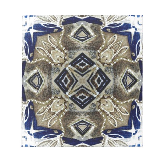 カッコいい抽象芸術 ノートパッド (正面)