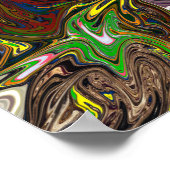 カッコいい抽象芸術 ポスター (角)