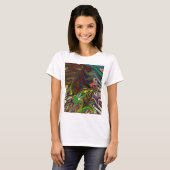 カッコいい抽象芸術 Tシャツ (正面フル)