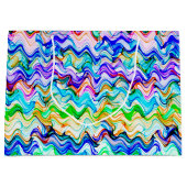 カッコいい数々の波 ラージペーパーバッグ (正面)