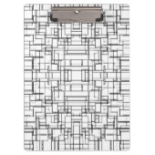 カッコいい数々の色のストライプの模様 クリップボード (正面)