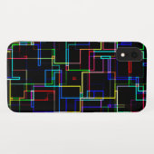 カッコいい数々の色のストライプの模様 Case-Mate iPhoneケース (裏面(横))