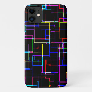 カッコいい数々の色のストライプの模様 iPhone 11 ケース