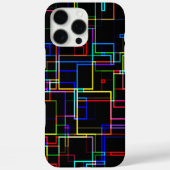 カッコいい数々の色のストライプの模様 Case-Mate iPhoneケース (裏面)