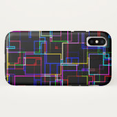カッコいい数々の色のストライプの模様 Case-Mate iPhoneケース (裏面(横))