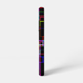 カッコいい数々の色のストライプの模様 SAMSUNG GALAXYケース (左側面)