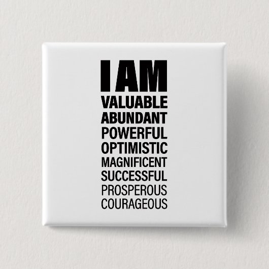 カッコいい文字グラフィック成功を確認するWord TextArt 缶バッジ (正面)