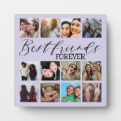 カッコいい最高のFriends Purple Photo Collage フォトプラーク (正面)