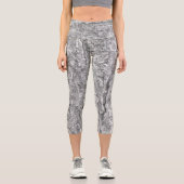 カッコいい樹木皮の実在自然 カプリレギンス (正面)