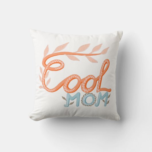 カッコいい母の手レタリング母の日 クッション (正面)