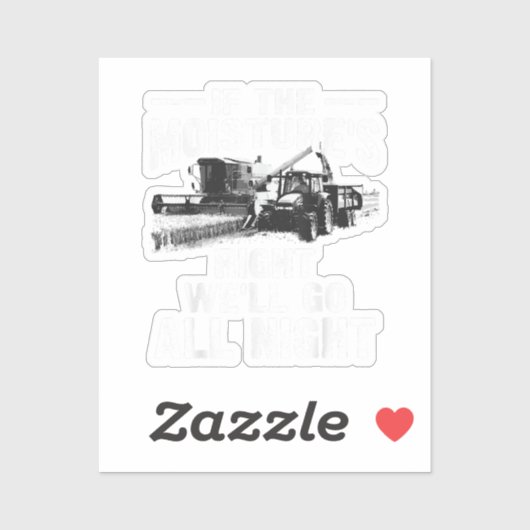 カッコいい水もし気の農家ははるかおもしろい シール (シート)