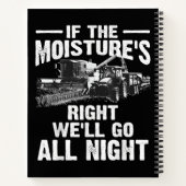 カッコいい水もし気の農家ははるかおもしろい ノートブック (裏面)