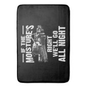 カッコいい水もし気の農家ははるかおもしろい バスマット (正面縦)