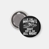 カッコいい水もし気の農家ははるかおもしろい マグネット (正面/裏面)