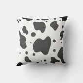 カッコいい牛プリント名モノグラムの クッション (裏面)