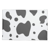 カッコいい牛プリント名モノグラムの 枕カバー (裏面)