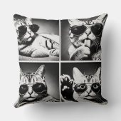 カッコいい猫 クッション (裏面)