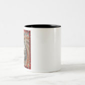 カッコいい猫 – 贈り物のキャプション! ツートーンマグカップ (中央)