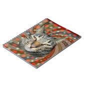 カッコいい猫 – 贈り物のキャプション! ノートブック (左側)