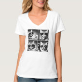 カッコいい猫 Tシャツ (正面)