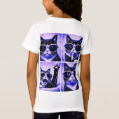 カッコいい猫 Tシャツ (裏面)