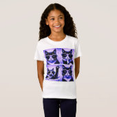 カッコいい猫 Tシャツ (正面フル)