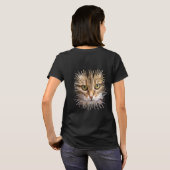 カッコいい猫 Tシャツ (裏面フル)