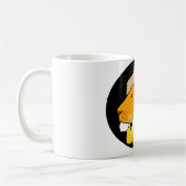 カッコいい獅子の頭絵付け コーヒーマグカップ (左)