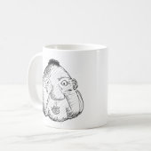 カッコいい男 コーヒーマグカップ (正面左)